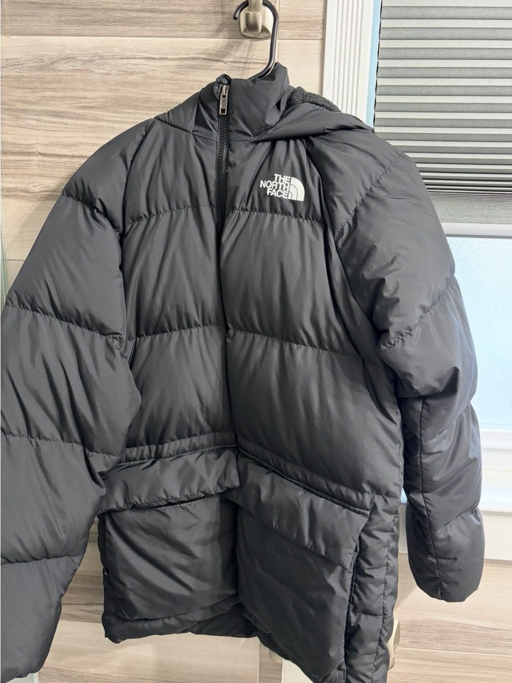 The North Face Boys Black Insulated Puffer Jacket